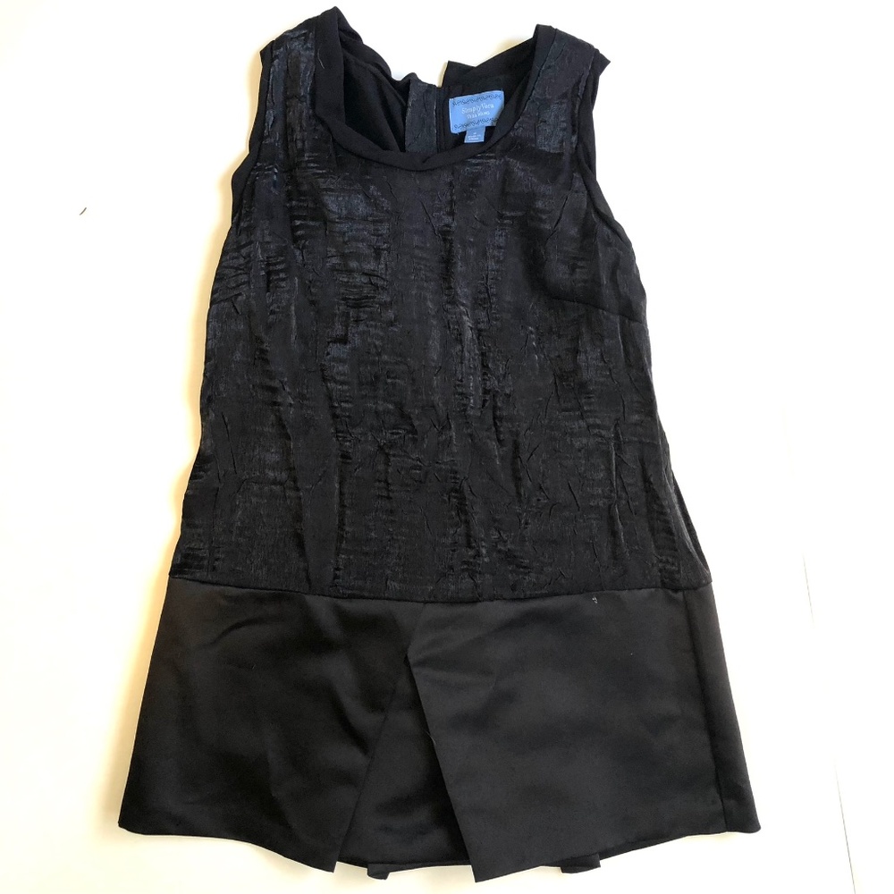 Simply Vera (Vera Wang) Silk Tunic Top Sleeveless Size 2 Back Zipper
